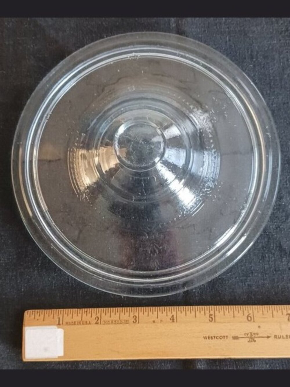 Vintage Fire King Philbe Sapphire Blue Replacement Casserole Lid Only 7.25 Inch